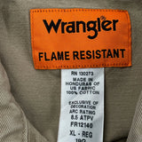 Wrangler Shirt - XL Khaki Cotton