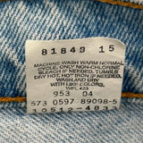 Made In USA Levis 512 Slim Fit Jeans - 27W US 4 Light Wash Cotton