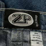 Tupac Hip Hop Jeans - 32W 31L Blue Cotton