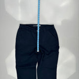Carhartt Cargo Trousers - 32W UK 12 Navy Cotton