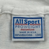 All Sport Graphic T-Shirt - Large White Cotton