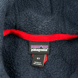 Age 4 Patagonia Hoodie - XS Navy Polyester