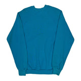 Fish Jumping Out Of Water Jerzees Graphic Sweatshirt - Large Blue Cotton