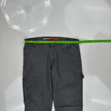 Dickies Carpenter Pants - 34W 33L Gray Cotton