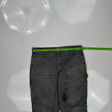 Carhartt Double Knee Carpenter Trousers - 34W 30L Grey Cotton