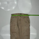 Carhartt Carpenter Trousers - 32W 31L Khaki Cotton