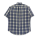 Blaire Ralph Lauren Checked Short Sleeve Shirt - Large Blue Cotton