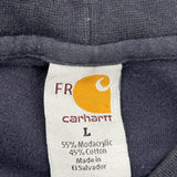 Carhartt Long Sleeve T-Shirt - Large Black Cotton Blend