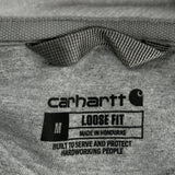Built To Serve And Protect Hardworking People Carhartt Hoodie - Medium Grey Cotton