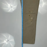 Carhartt Carpenter Trousers - 34W 34L Khaki Cotton