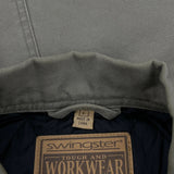 Swingster Workwear Jacket - Large Brown Cotton