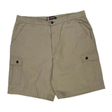 Chaps Ralph Lauren Cargo Shorts - 36W 8L Beige Cotton