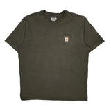Carhartt T-Shirt - XL Green Cotton