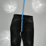 Levis Jeans - 32W 32L Black Cotton