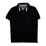 Tommy Hilfiger Slim Fit Polo Shirt - Medium Black Cotton