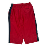 Nike Track Pants - Large Red Polyester