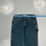 Lee Carpenter Jeans - 32W 34L Blue Cotton Blend