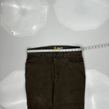 Carhartt Carpenter Pants - 34W 28L Brown Cotton