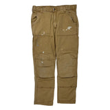 Carhartt Carpenter Trousers - 33W 31L Brown Cotton