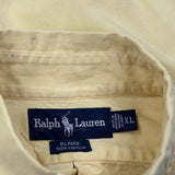 Blaire Ralph Lauren Shirt - XL Yellow Cotton