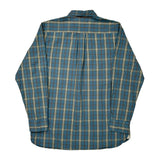 Timberland Checked Shirt - Large Green Cotton