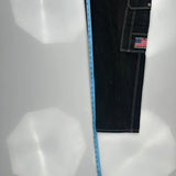 Beverly Hills Polo Club Cargo Trousers - 32W 30L Black Cotton