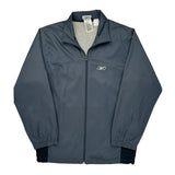 Reebok Track Jacket - Medium Gray Polyester