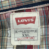 Levis Checked Flannel Shirt - 2XL Multicoloured Cotton