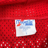 Made In USA Grand Blanc Majestic Football Jersey - Large Red Polyester