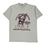 USA Hockey National Championship Jam Single Stitch T-Shirt - XL Gray Cotton