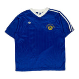 District Iv Odp Adidas Football Shirt - Large Blue Polyester