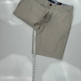 Tommy Hilfiger Chino Shorts - 33W 10L Gray Cotton