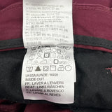 Carhartt Chinos - 32W UK 12 Burgundy Cotton Blend