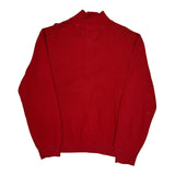 Tommy Hilfiger 1/4 Zip - XL Red Cotton
