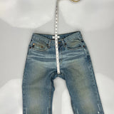 Made In Usa Armani Exchange Boot Cut Jeans - 29W UK 10 Blue Cotton