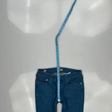 True Religion Skinny Jeans - 27W UK 6 Blue Cotton