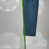 Lee Double Knee Carpenter Jeans - 34W 31L Blue Denim