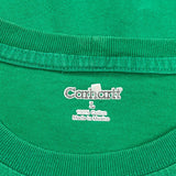 Carhartt T-Shirt - Large Green Cotton