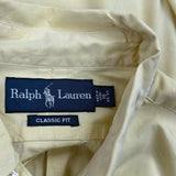 Ralph Lauren Shirt - Large Yellow Cotton