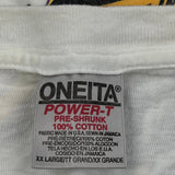 Racing Oneita Graphic T-Shirt - 2XL White Cotton