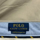 Polo By Ralph Lauren Chino Shorts - 34W 9L Khaki Cotton