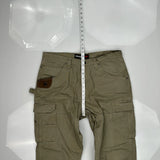 Wrangler Cargo Pants - 36W 32L Khaki Cotton