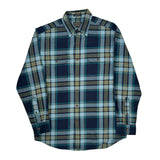 Bridger Pendleton Checked Flannel Shirt - Medium Grey Cotton