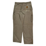 Carhartt Carpenter Trousers - 32W 32L Brown Cotton