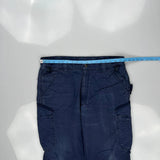 Carhartt Ripstop Cargo Trousers - 36W 30L Blue Cotton Blend