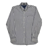 Tommy Hilfiger Checked Shirt - Medium Blue Cotton