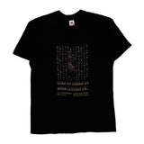 African American Book Centers Inc. Fruit Of The Loom Single Stitch T-Shirt - Large Black Cotton