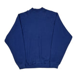 90'S Blank Made In USA Fruit Of The Loom Sweatshirt - XL Blue Cotton Blend