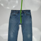 501 Levis Jeans - 35W 32L Blue Cotton