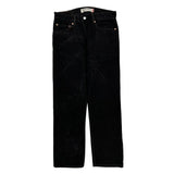 505 Levis Jeans - 32W 30L Black Cotton
